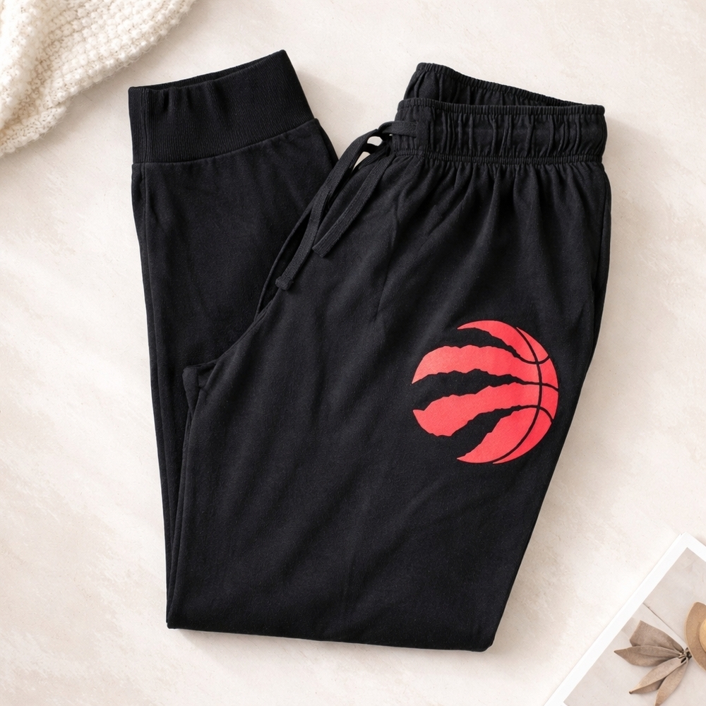 Toronto Raptors Coors Light Lounge Pants Mens Large Black NBA Pajama Joggers